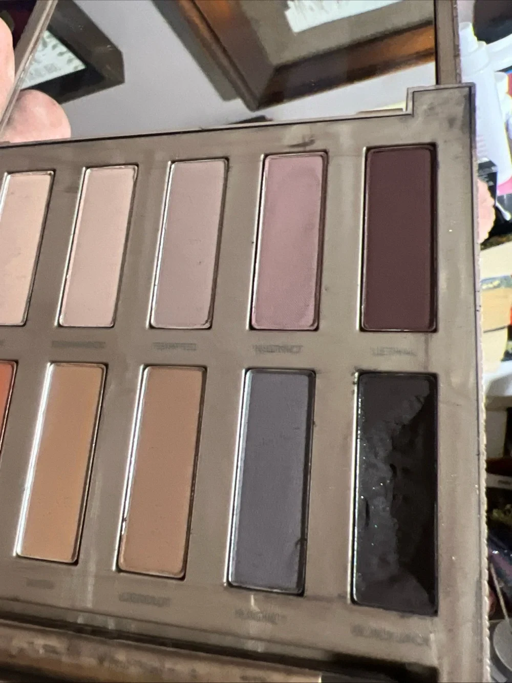 URBAN DECAY NAKED ULTIMATE BASICS 12 COLOR EYESHADOW PALETTE BRUSH Batch #REN99W